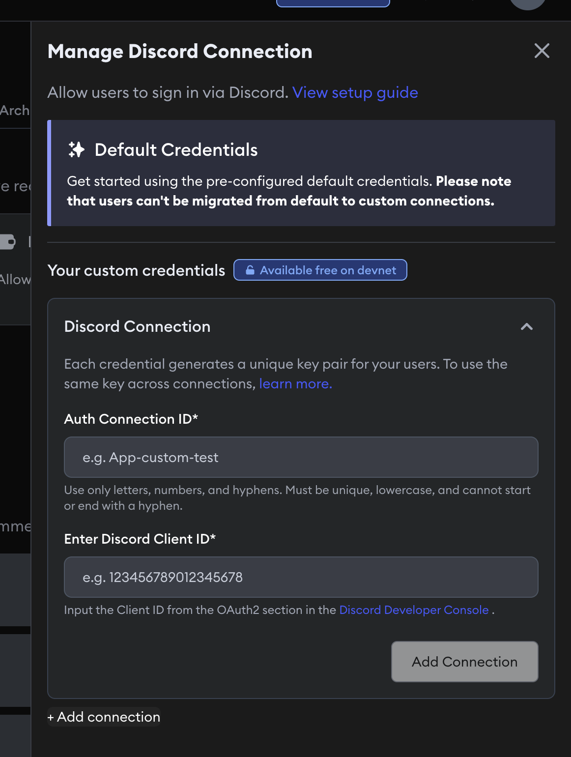 Discord Connection